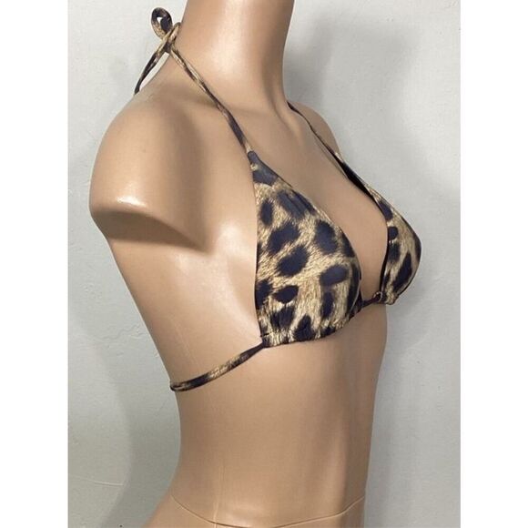New. Pilyq cheetah bikini top. Small - Picture 3 of 6